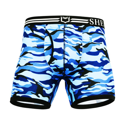SHEATH 4.0 Polyester Camo Men's Pouch Boxer Brief 5"