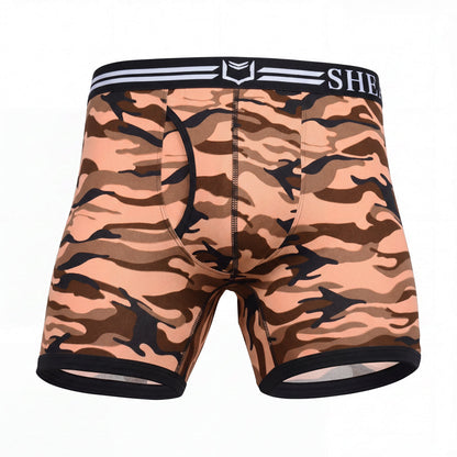 SHEATH 4.0 Polyester Camo Men's Pouch Boxer Brief 5"
