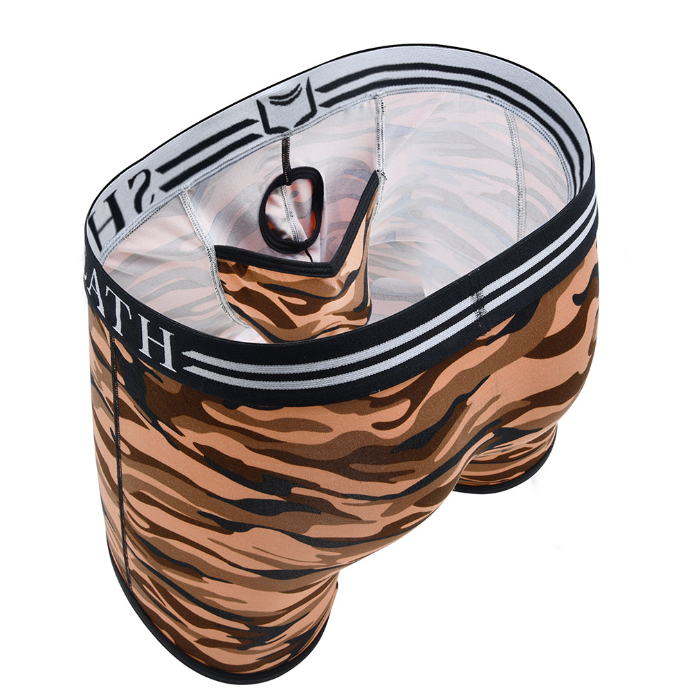 SHEATH 4.0 Polyester Camo Men's Pouch Boxer Brief 5"