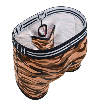 SHEATH 4.0 Polyester Camo Men's Pouch Boxer Brief 5"
