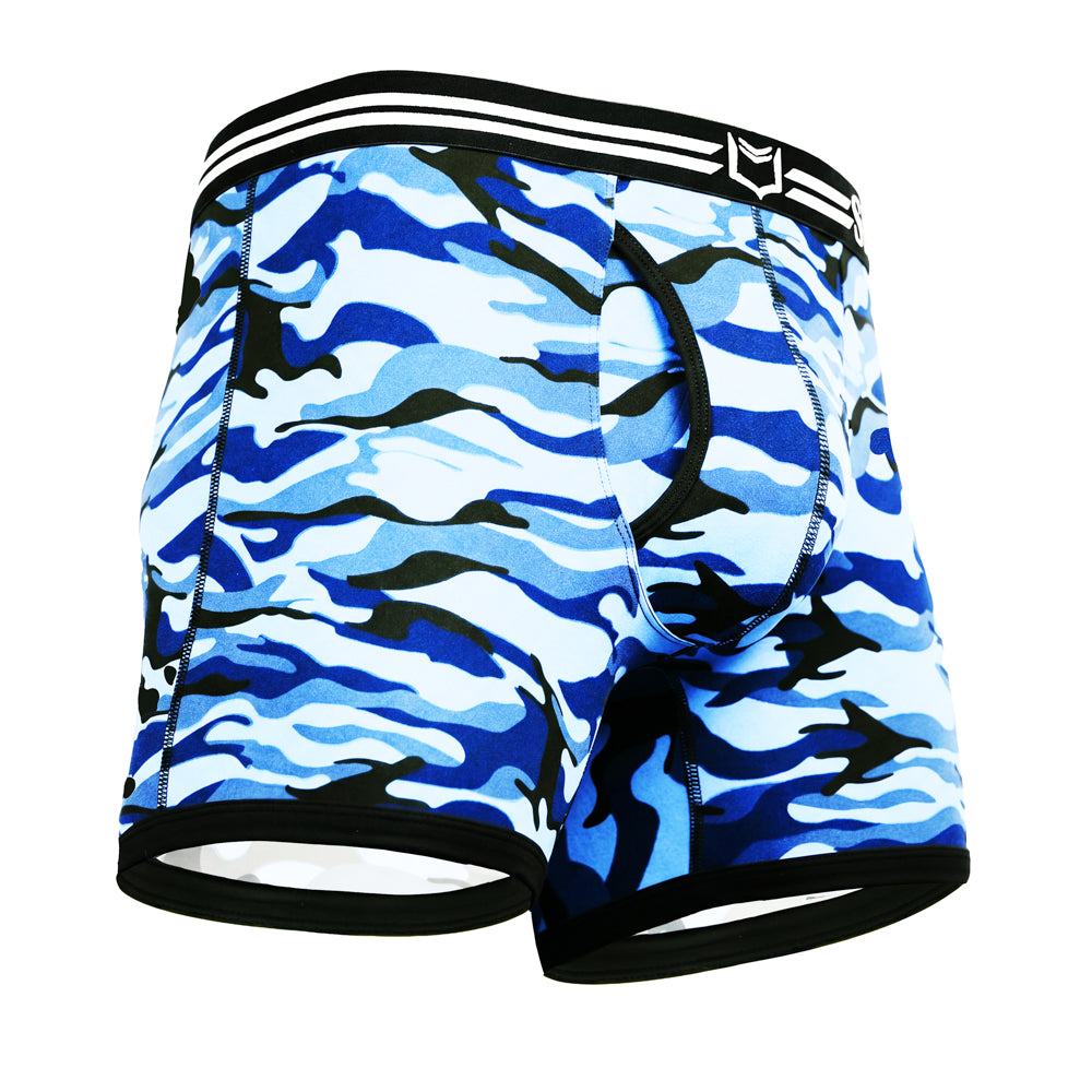 SHEATH 4.0 Polyester Camo Men's Pouch Boxer Brief 5"
