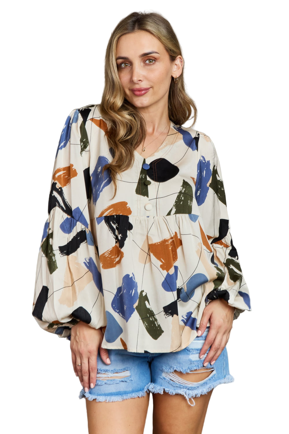 Wishful Thinking Multicolored Printed Blouse