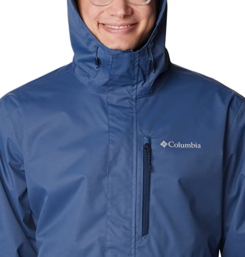 Columbia Men's Hikebound Jacket, Dark Mountain/Collegiate Navy, 2X Tall