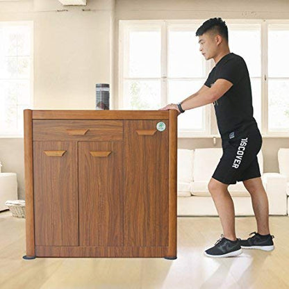 Round Furniture Moving Kit (16 Piece) for Carpeted and Hard Floor Surfaces Felt