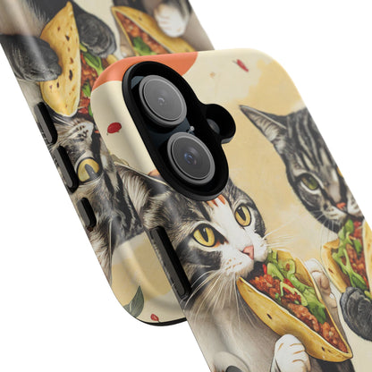 Funny Taco Cat Tough Phone Case