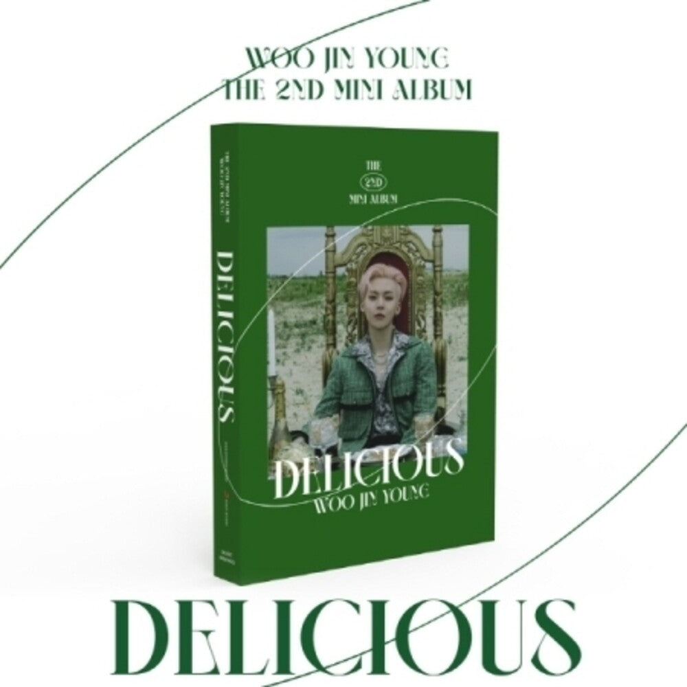 Woo Jin Young - Delicious - incl. Lyrics Paper, Message Card, Postcard, Photo Card, Polaroid, Handwritten Sticker + Folded Poster Music CD