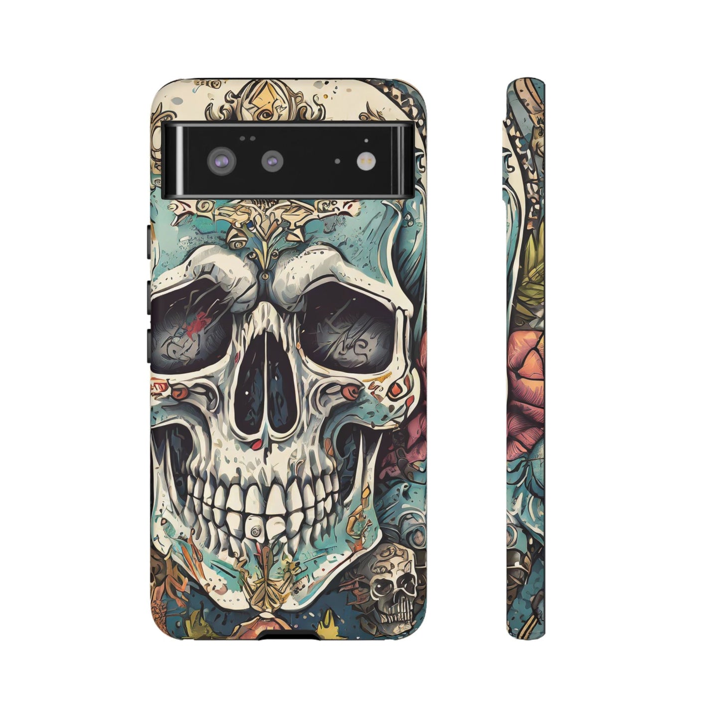 Abstract Skull Tough Phone Case