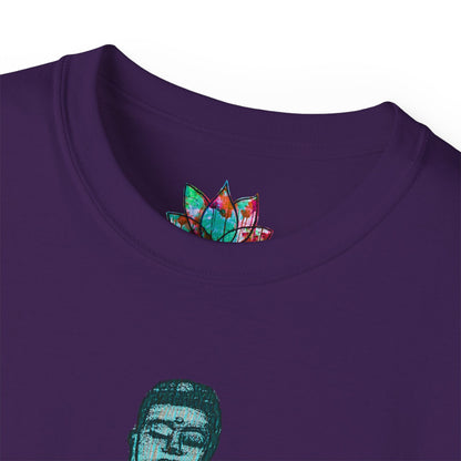 Fine Art Buddha Chalk Drawing Print Unisex Ultra Cotton Tee