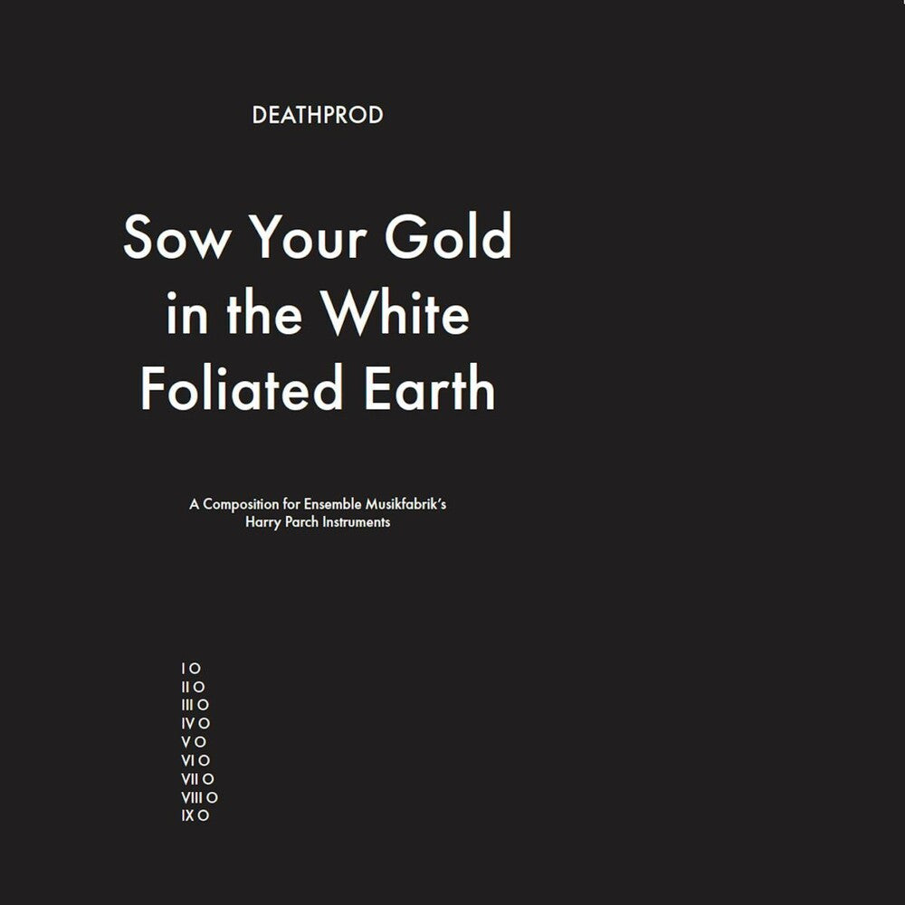 Deathprod - Sow Your Gold In The White Foliated Earth [LP] Vinyl Record