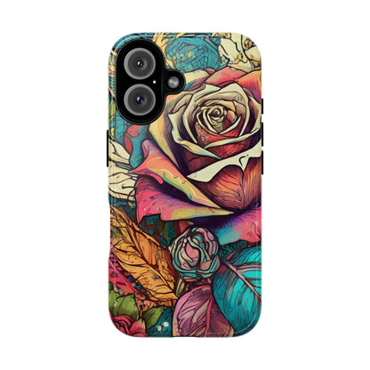 Colorful Roses Tough Phone Case