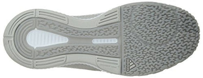 adidas Women's Crazyflight Bounce 2 Volleyball Shoe, White/Silver Metallic/Grey, 7.5 M US