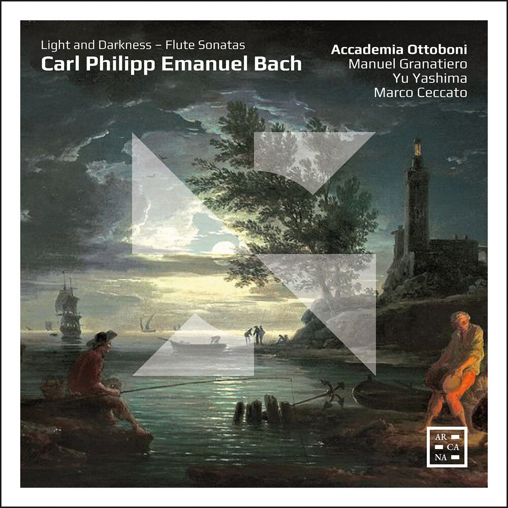 C Bach .P.E. / Accademia Ottoboni - Light & Darkness Flute Sonatas [CD]