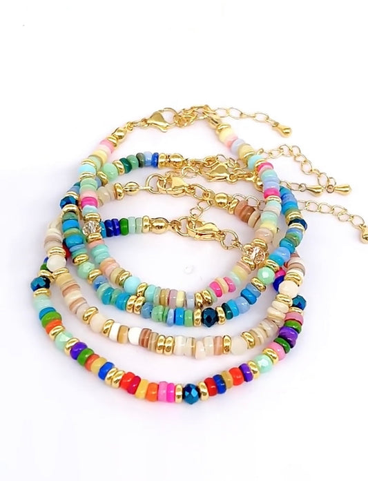 Colorful Spirit Bracelets - Add Charms