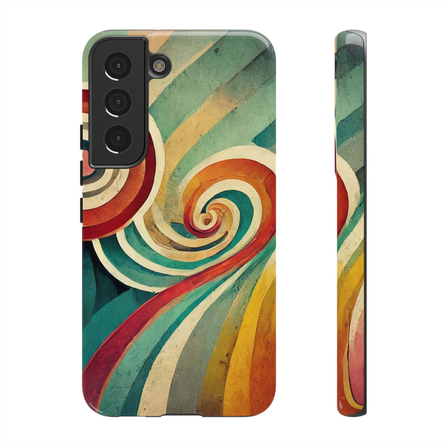 Colorful Swirl Tough Phone Case
