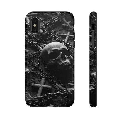 Gothic Skull Tough Phone Case