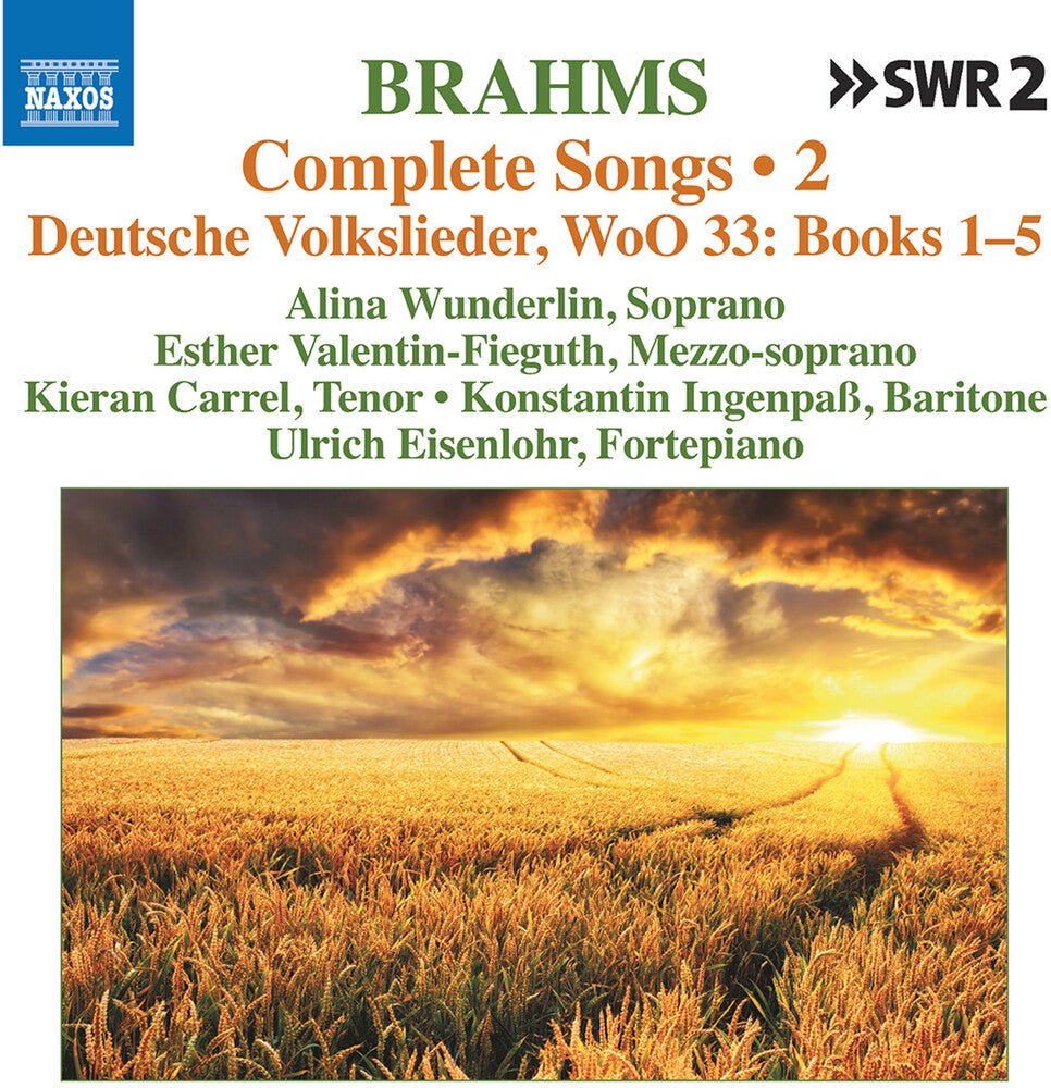 Brahms / Wunderlin - V2: Complete Songs [CD]