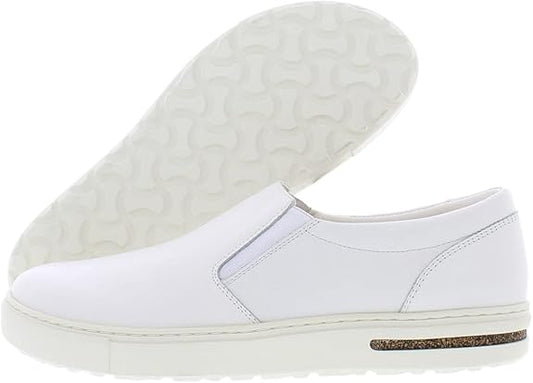 Birkenstock Oswego - Canvas and Suede Upper - Cork-Latex Footbed - Suede Lining - Natural Rubber Sole - Comfortable Slip-On Sneakers