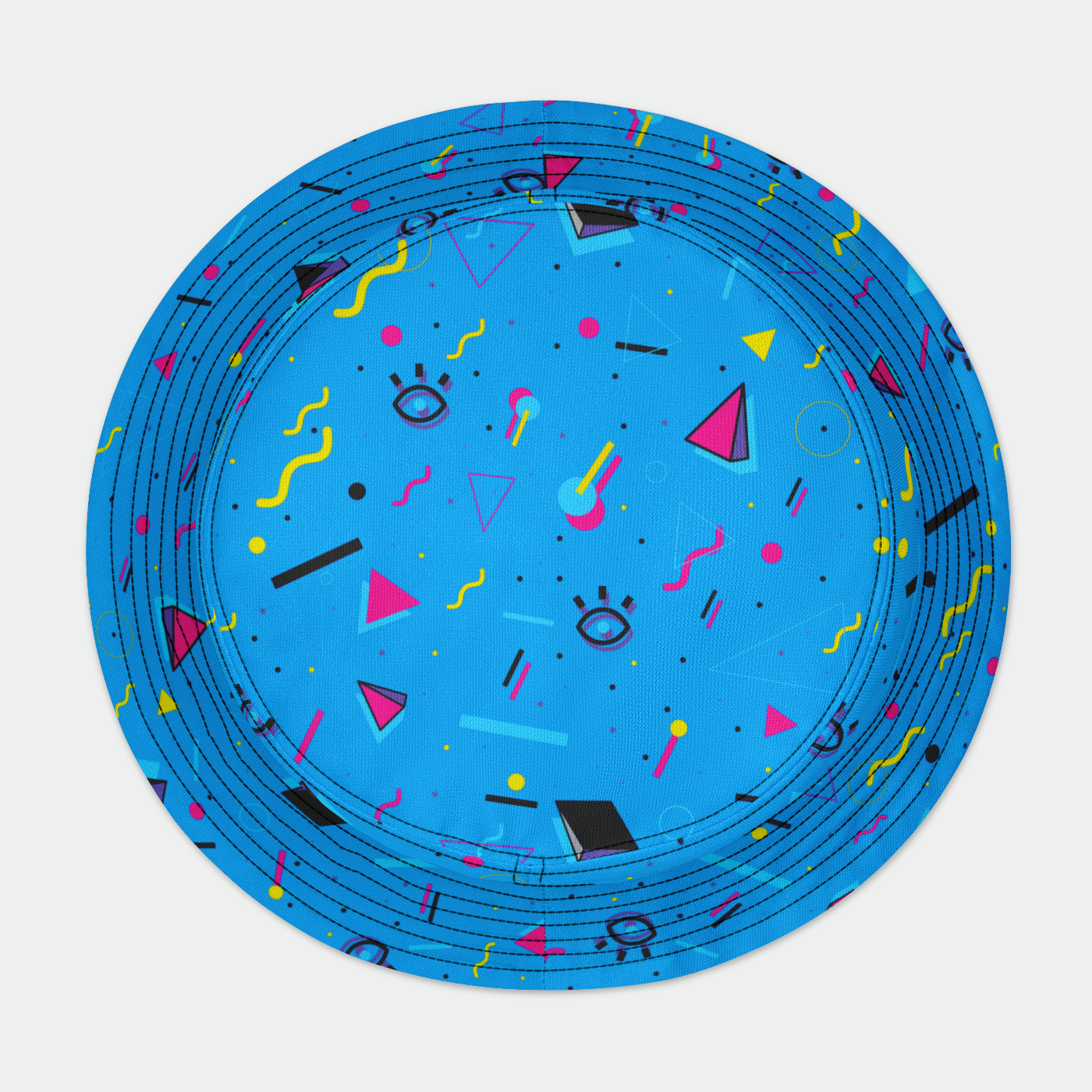 Rad Palm Blue Monday Bucket Hat