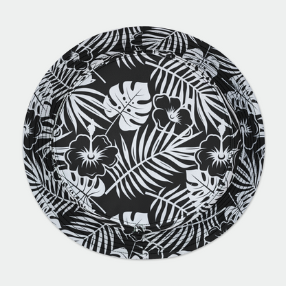 Rad Palm BLK WHT Bucket Hat
