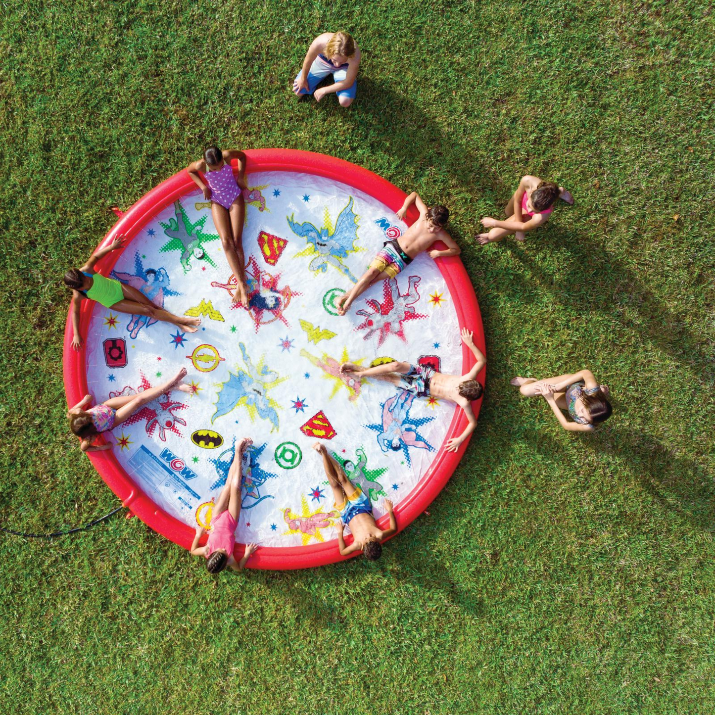 WOW Sports DC Comics Justice League 12ft Splash Pad and Wading Pool