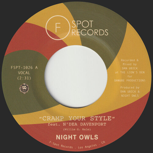 Night Owls - Cramp Your Style B/w Your Old Standby - Vinyl Record