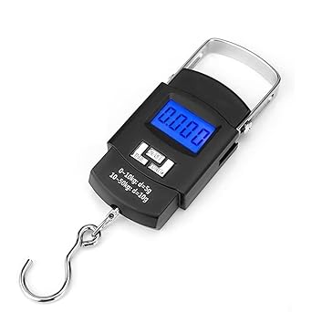 Portable Luggage Scale 50kg Electronic Digital Suitcase Travel Bag Hanging Weighing Scale