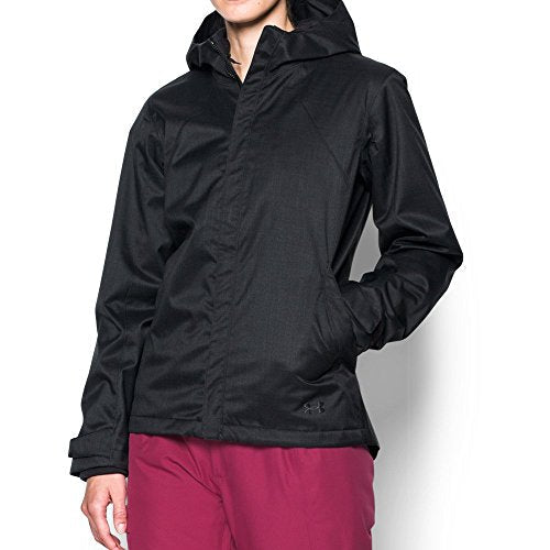 Under Armour Women's ColdGear Infrared Sienna 3-in-1 Jacket , Black (001)/Stealth Gray , Medium