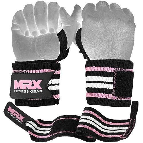 MRX Power Weightlifting Wrist Wraps Premium Quality Bodybuilding Gym Workout Straps