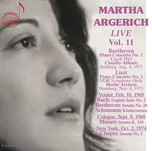Bach / Argerich / Czech Philharmonic - V11: Martha Argerich Live - Music CD