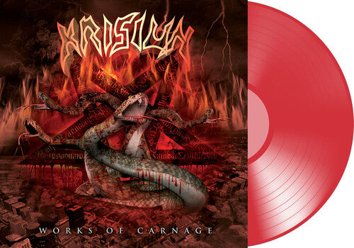 Krisiun - Works Of Carnage - Transparent Red - Vinyl Record