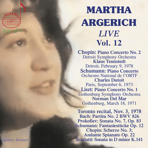 Bach / Argerich / Detroit Symphony - V12: Martha Argerich Live - Music CD