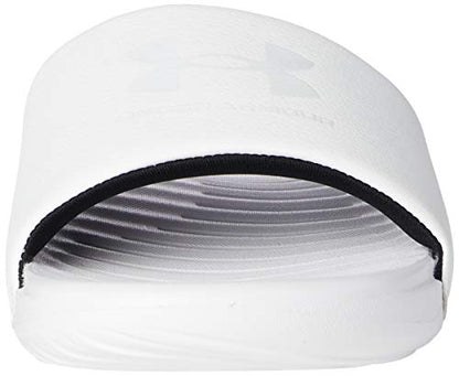 Under Armour Women's Ansa Fixed Strap Slide Sandal, White (101)/White, 10