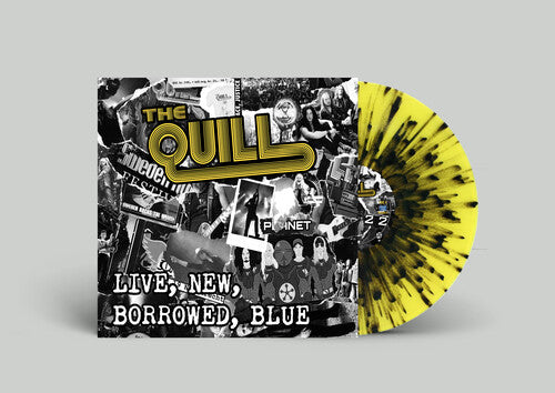 Quill - Live New Borrowed Blue - Black Yellow Splatter - Vinyl Record