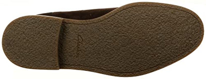 Clarks Men's Jaxen Chelsea Boot, Brown Suede, 10.5