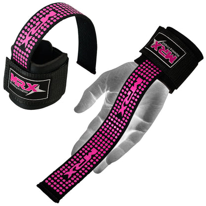 MRX Weight Lifting Bar Straps With Wrist Wraps Heavy Duty Bodybuilding Workout Gym Strap - Triathlete Store