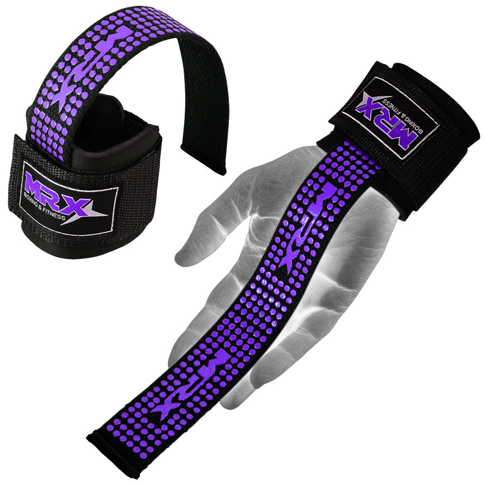 MRX Weight Lifting Bar Straps With Wrist Wraps Heavy Duty Bodybuilding Workout Gym Strap - Triathlete Store