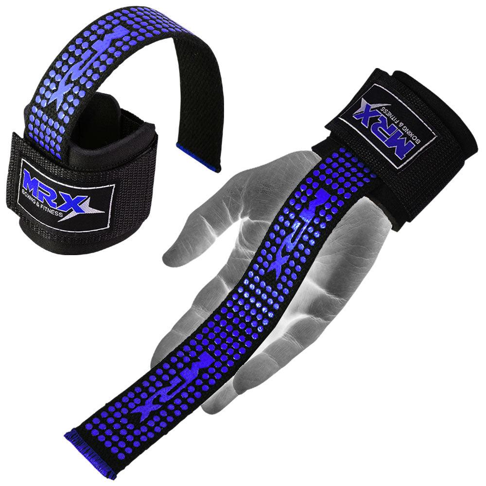 MRX Weight Lifting Bar Straps With Wrist Wraps Heavy Duty Bodybuilding Workout Gym Strap - Triathlete Store