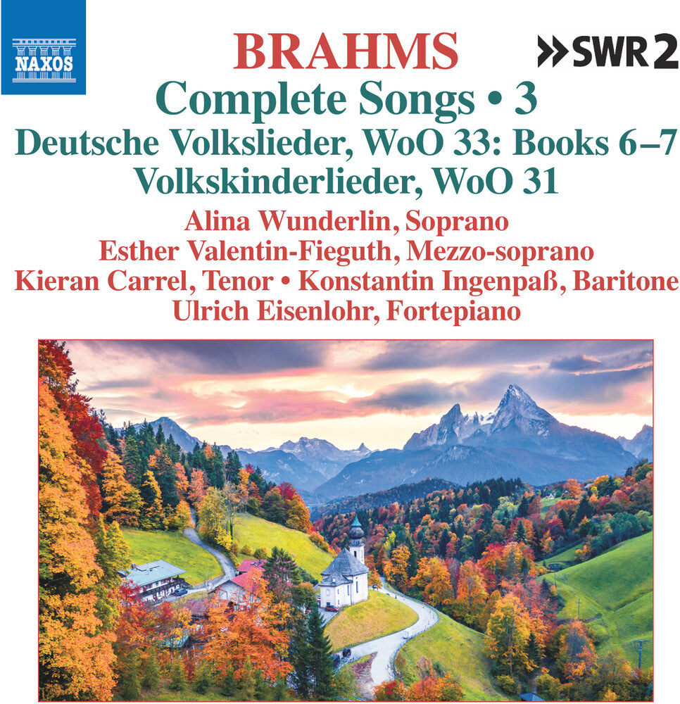 Brahms / Wunderlin / Carrel - Deutsche Volkslieder Music CD