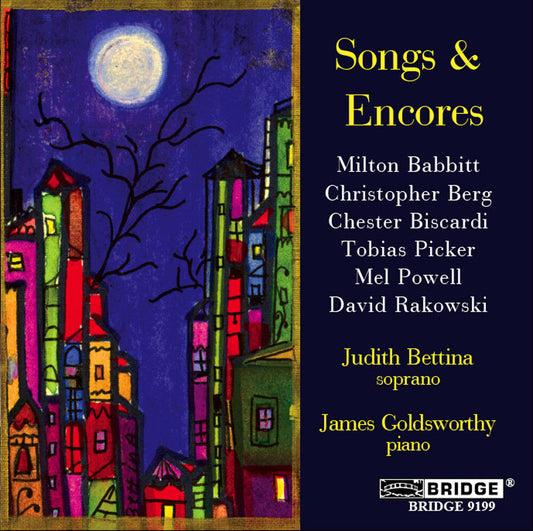 Judith Bettina - Songs & Encores a Recital of American Song Music CD