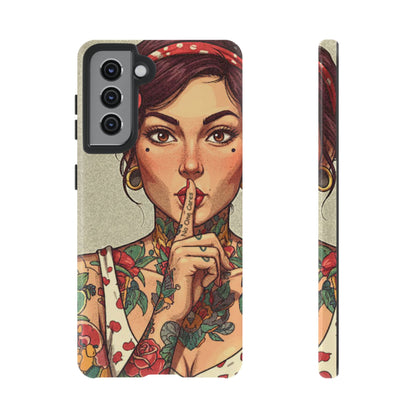 Shh No One Cares Tough Phone Case