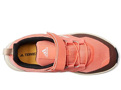 adidas Terrex Trailmaker Sneaker, Coral Fusion/Wonder White/Solar Gold, 13.5 US Unisex Little Kid