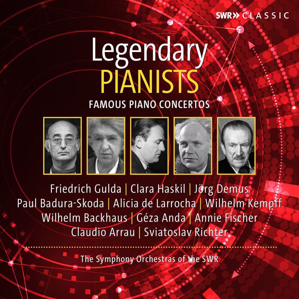 Bartok / Beethoven / Brahms - Legendary Pianists - Famous Piano Concertos [CD]