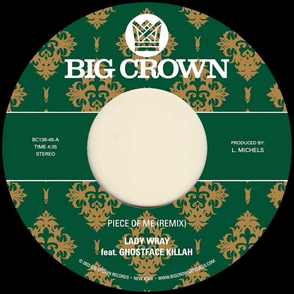 Lady Wray & Pete Rock - Piece Of Me (feat. Ghostface Killah) b/w Joy & Pain (Pete Rock Remix) [Vinyl Single]