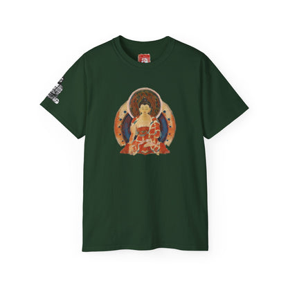 Fine Art Buddha Oil Paint Print Unisex Ultra Cotton Tee