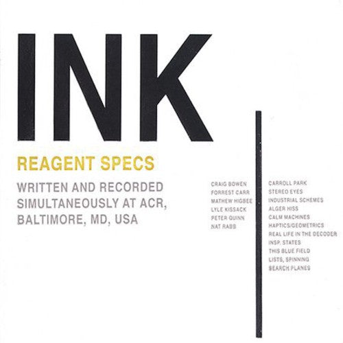 Ink (Experimetal Rock) - Reagent Specs [CD]
