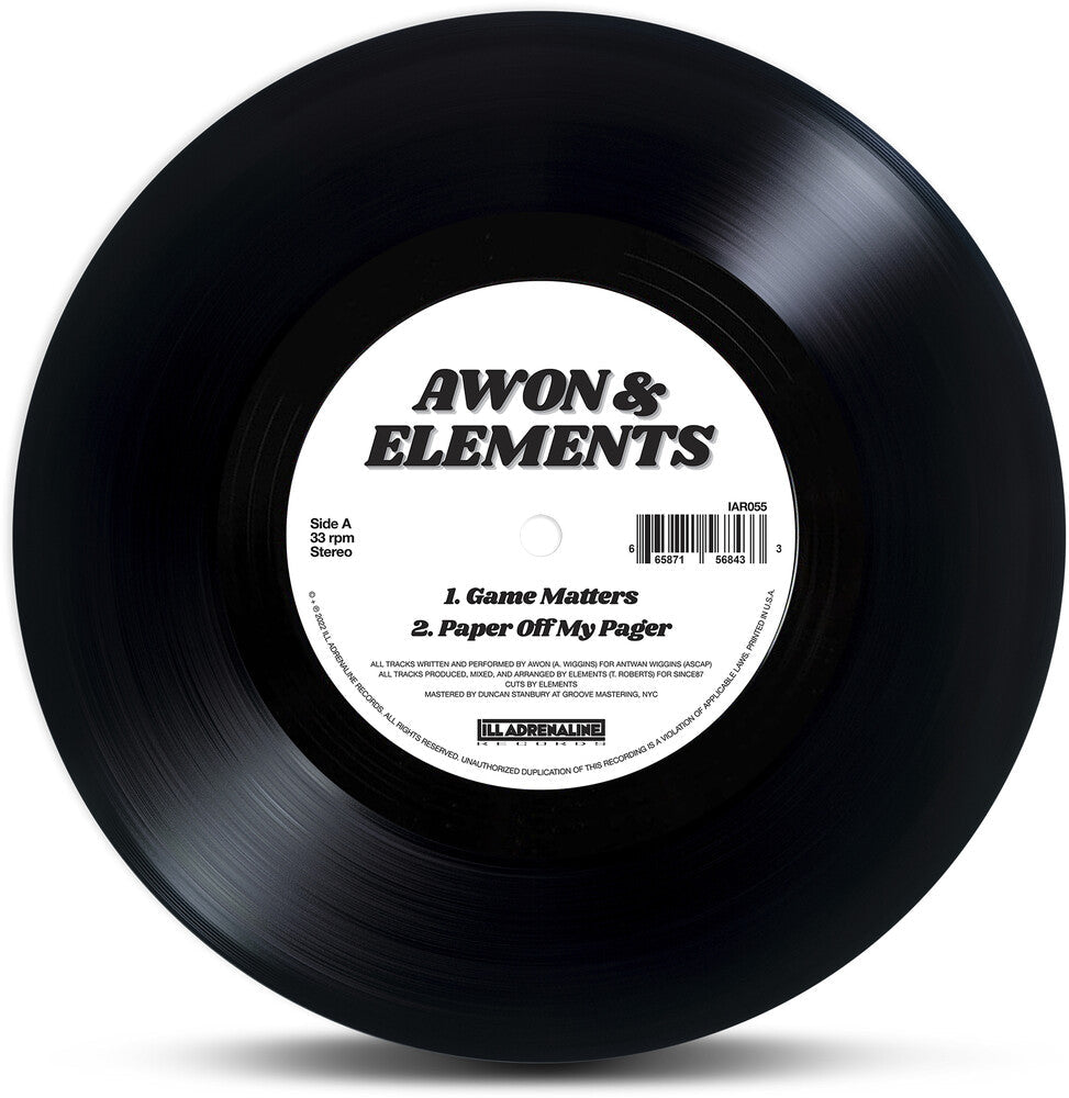 Won & Elements - Game Matters [7" Vinyl]