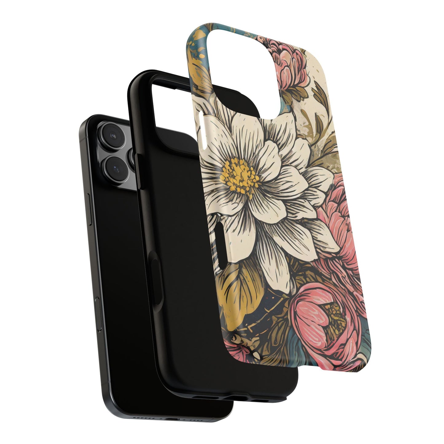 Beautiful White Floral Tough Case