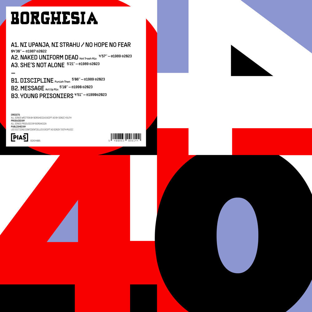 Borghesia - - Pias 40 [12" Vinyl]
