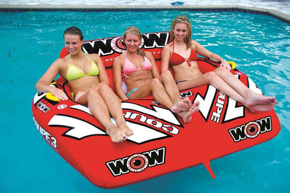 WOW Sports 3-Person Coupe Cockpit Towable (21-1080)
