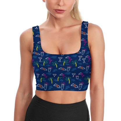 Five O'Clock Somewhere Longline Bra Top